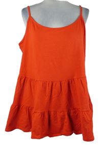 Dámský červený peplum top George 