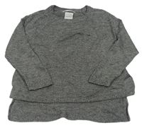 Čierno-biely melírovaný ľahký sveter Zara