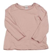 Světlerůžové triko H&M
