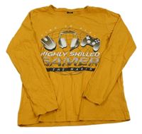 Žlté tričko s potlačou Chapter young