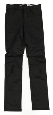 Čierne koženkové tregíny Only