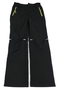 Černé softshellové kalhoty