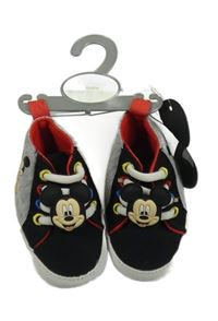 Nové - Čierno-sivé cápačky s Mickey Mousem Disney