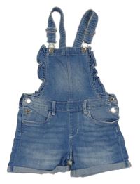 Modré rifľové na traké kraťasy H&M