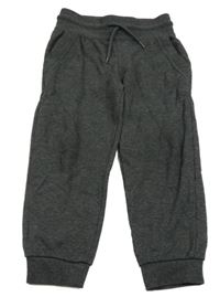 Tmavošedé tepláky Primark