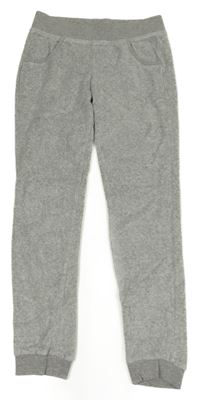 Svetlosivé zamatové nohavice Alive