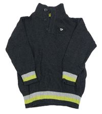 Tmavosivý sveter s netopýrem Kiki&Koko