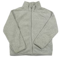 Svetlosivá fleecová prepínaci mikina H&M