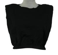 Dámský černý crop top Zara
