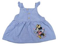 Svetlomodré na traké šaty s Minnie Disney
