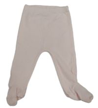 Světlerůžové žebrované polodupky Matalan