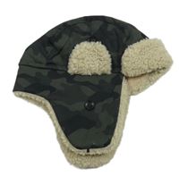 Khaki army šusťáková zateplená beranice