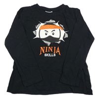 Černé triko s ninjou 