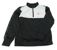 Černo-bílá sportovní mikina Jordan Nike