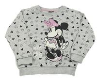 Sivá mikina s Minnie Disney