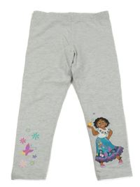 Sivé melírované legíny s Encanto Disney