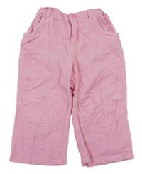 Růžové manšestráky H&M