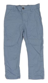 Svetlomodré plátenné chino nohavice Primark