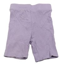 Levandulové rebrované kraťasy Primark