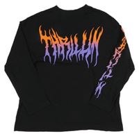 Čierne tričko s nápisom H&M