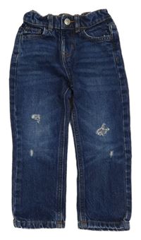 Tmavomodré rifle s prošoupáním Primark