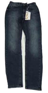 Nové - Tmavomodré skinny rifle Only 