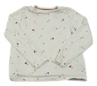 Biele tričko s ovociem George