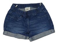 Tmavomodré riflové kraťasy C&A