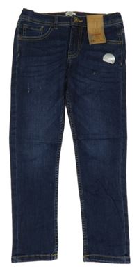 Nové - Tmavomodré skinny fit rifle F&F