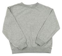 Sivá melírovaná mikina H&M