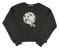 Tmavosivá mikina s disko koulí H&M