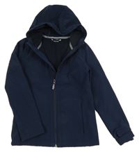 Tmavomodrá softshellová bunda s kapucí EISRAUSCH