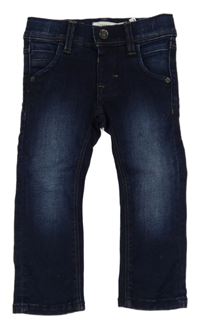 Tmavomodré skinny teplákové rifle name it.