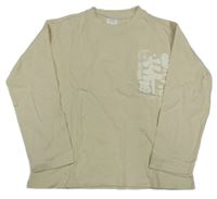 Svetlobéžové tričko so stromčekom ZARA