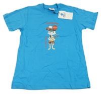 Nové - modré tričko so Skotem