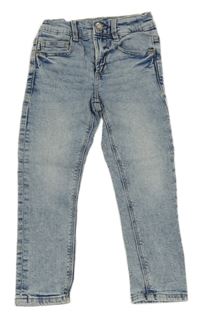 Modré plesňové skinny pant rifle ZARA