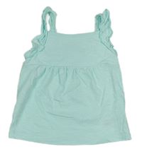 Tyrkysový top s volánikmi zn. M&S