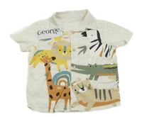 Nové - Smetanová košile se zvířaty George