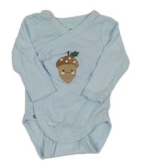 Svetlomodré zavinovací body s žaludem Lupilu