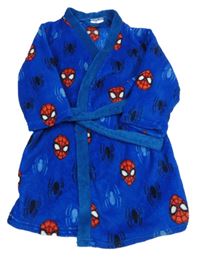 Safírový chlupatý župan se Spidermanem Marvel