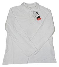 Nové - Bílé polo triko Next