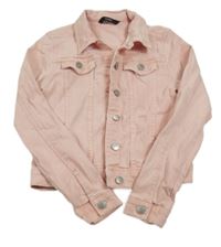 Světlerůžová riflová bunda George