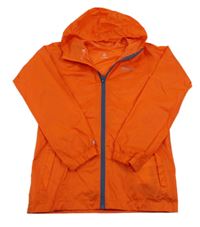 Červená šušťáková vodeodolná vetrovka s logom a kapucňou Regatta