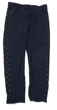 Tmavomodré legíny s kamienkami Pep&Co