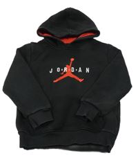 Černá mikina s logem a kapucí - Air Jordan