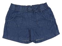 Tmavomodré lehké riflové kraťasy Y.F.K.