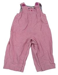 Ružové na traké manšestráky s ňufáčikom  Jojo Maman Bébé