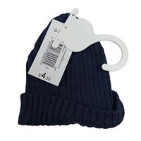 Nové - Tmavomodrá čapica Matalan