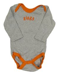 Šedo-oranžové body s nápisem Lupilu