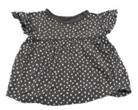 Antracitové tričko se srdíčky George